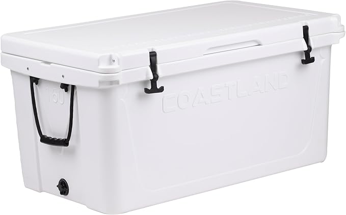 Coastland Delta Series Rotomolded Coolers, Premium Everyday Use Insulated Cooler, Ideal Portable Ice Chest Available in Multiple Capacities & Colors