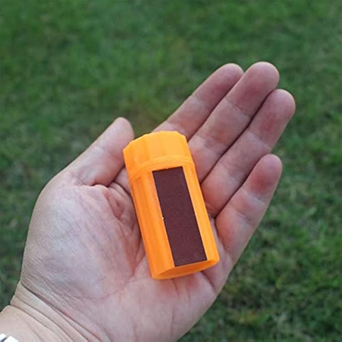 Waterproof Matches Survival Kit,Stormproof Matches with Case,20pcs Stormproof Fire Starter,Emergencys Fire Starter Matches for Hiking Camping Outdoor Surviva, 20 pcs/Barrel Matches