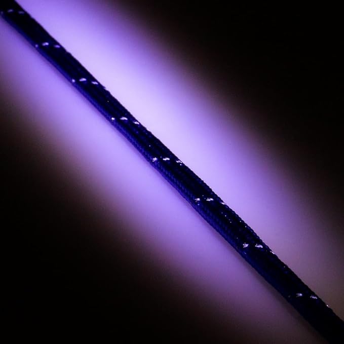 Paracord Planet Reflective 550lb Paracord – 7 Strand Type III Nylon Parachute Cord for Outdoor Visibility, Hiking, and Crafting – 30+ Colors and 4 Length Options