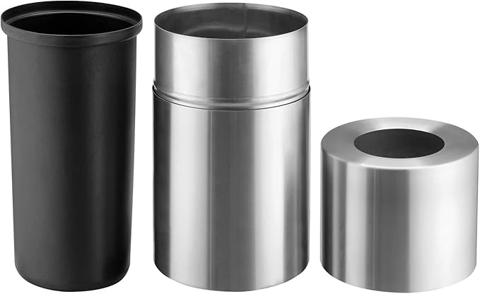 Rigid Plastic Liner for Aluminum Trash Can, 20 Gallon