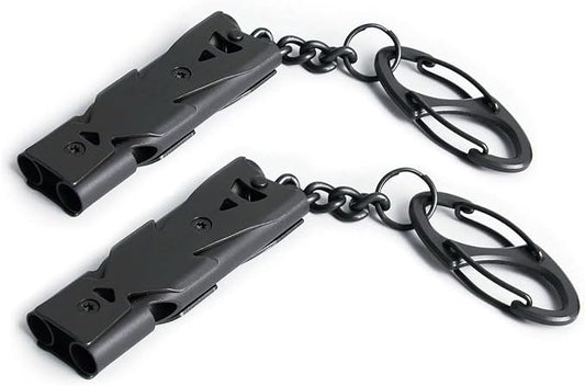 Whistle Emergency Whistles Keychain Rape Whistle Stainless Steel High Decibel Whistles … …