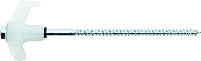 Outback Element® - 15 Tent Stakes Heavy Duty with Glow in The Dark Heads + Bonus Canvas Carry Pouch and Hex Drill Bit