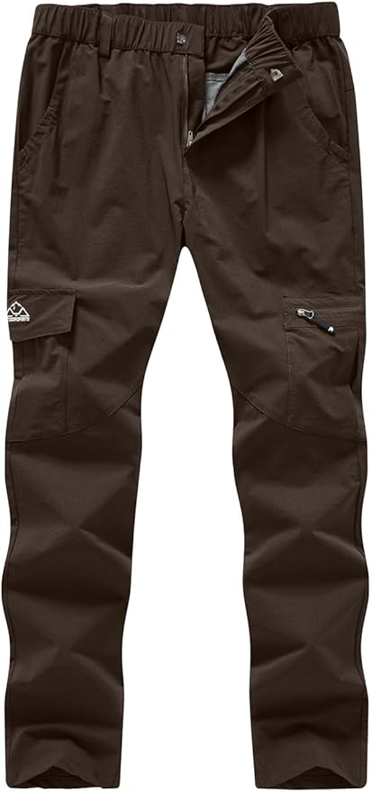 YSENTO Women's Hiking Pants Lightweight Stretch Quick Drying UPF 50 Camping Travel Work Cargo Pants 6 Pockets