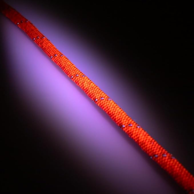 Paracord Planet Reflective 550lb Paracord – 7 Strand Type III Nylon Parachute Cord for Outdoor Visibility, Hiking, and Crafting – 30+ Colors and 4 Length Options