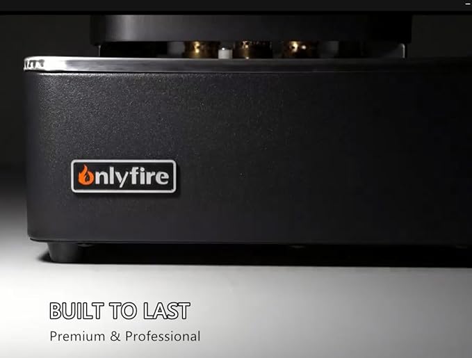 ONLYFIRE Portable Butane Stove with Carry Case, Mini Camping Stove Instant Ignition, Windproof Camp Stove for Camping, Hiking, RV Trip, Backpacking and Emergency, Black GS336