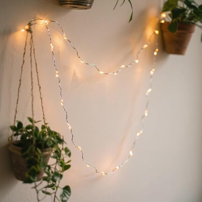 USB Fairy Lights 2 Pack,100 LED Plug in String Lights with 8 Modes for Indoor and Outdoor,Bedroom Decor,Wedding Party Christmas Valentine's Day Wreath DIY Decoration,Warm White