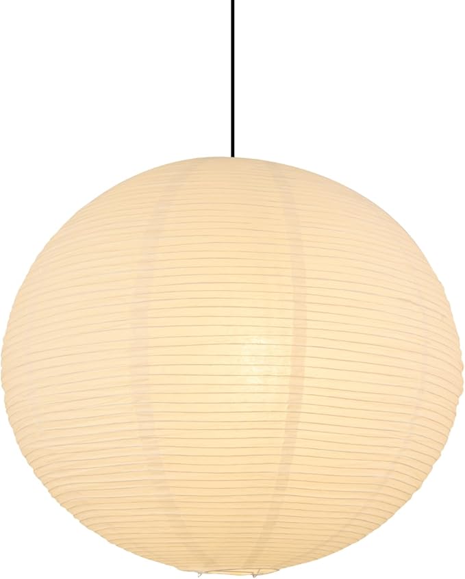 White Paper Lamp Shade, 12''x12'' Small Chinses Paper Lantern Pendant Light Shade,Round Lanpshade Home Decor Ceiling Lampshade, Foldable Lampshade
