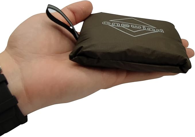 Onewind Small Footprint, 4000mm Waterproof Rate PU Coating, 47" * 27" Ultralight Camping Ground Sheet with Carry Bag for Backpacking, Camping, Picnic, Mat