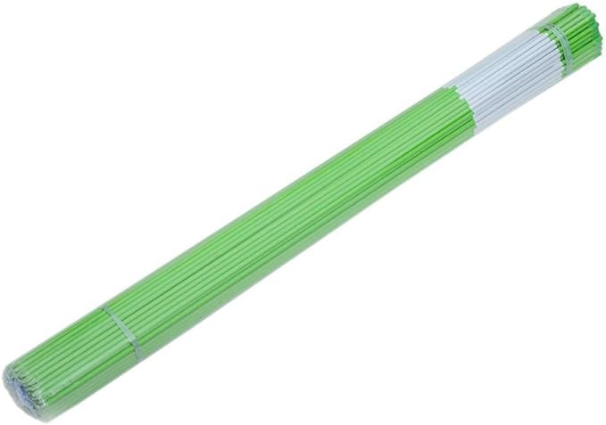 Reflective Driveway Markers 48-Inch Green 20-Pack 1/4-Inch Dia Reflective Snow Stakes for Roadway