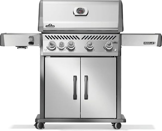 Napoleon Rogue PRO 525 Natural Gas Grill with Infrared Side Burner, Stainless Steel, Durable 5-Burner Gas Grill