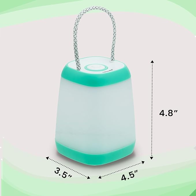 LitezAll Mini Lantern with Rope Handle, 360 Degree Light, Ideal for Camping Lights & Lanterns, LED Lantern, Portable Camping Lanterns for Outdoor Adventures and Emergencies