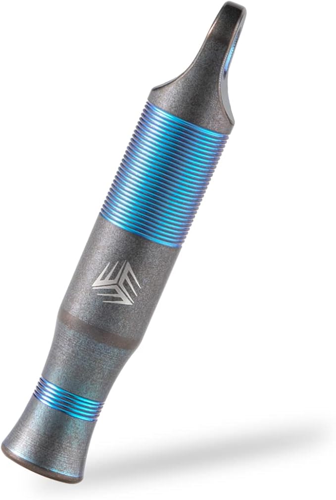 WeKnife Emergency Whistle Survival Loud, Titanium Outdoor Safety Whistle Survival Shrill Loud Blast with Paracord for Kayak, Life Vest, Jacket, Boating, Fishing,Camping, Hiking, Hunting, Coyote