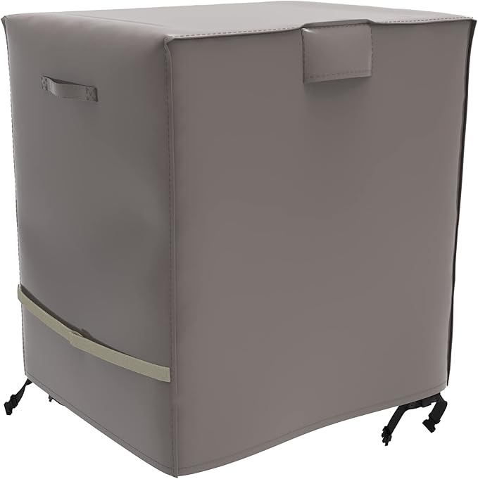 ATYARD 30-inch Outdoor Cover for Keter Unity (Small) Portable Table - UV Resistant, Breathable, All Weather (30" L x 24" W x 32" H) Brown