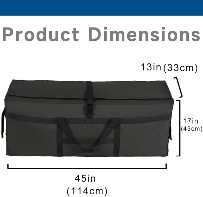 Large Duffel Bag, Waterproof Carry on Weekend Overnight Storage Bag over Luggage for Airline, Travel, Camping, Moving