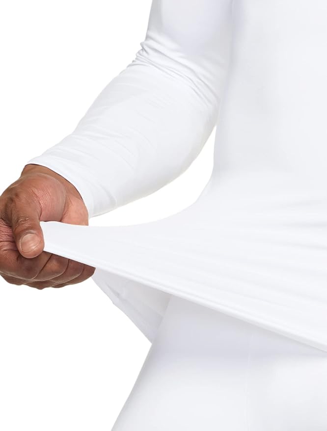 TSLA Men's Thermal Underwear Set, Microfiber Soft Fleece Lined Long Johns, Winter Warm Base Layer Top & Bottom