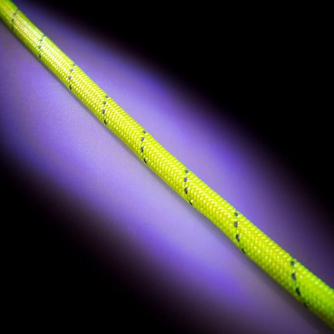 Paracord Planet Reflective 550lb Paracord – 7 Strand Type III Nylon Parachute Cord for Outdoor Visibility, Hiking, and Crafting – 30+ Colors and 4 Length Options