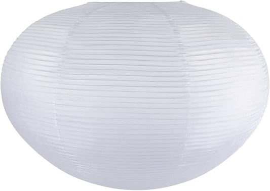 White Rice Paper Lanterns, 20.87" Large Hanging Paper Lantern Lamp, Chinese/Japanese Paper Lantern Pendant Light for Home Decor Ceiling Lampshade(1 Pack)