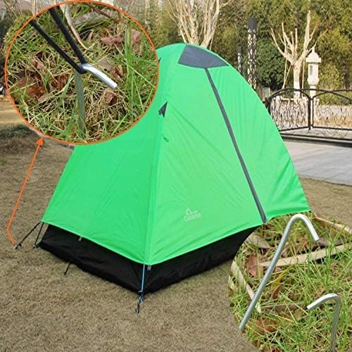 MySit 9" Tent Stakes, Metal Inflatable Stakes 30 Pack, Heavy Duty Galvanized Tent Stakes Metal, Tent Pegs Ground Trap Camping Stakes for Inflatables, Outdoor Decorations