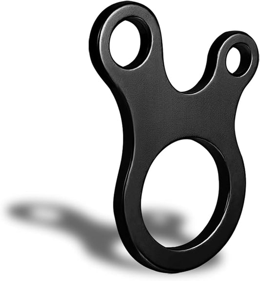 Guyline Tensioner Tent Rope Tensioner - 24Pcs - Alloy Camping Tent Guyline Cord Adjuster Combination Camping Gear (Black, Snails)