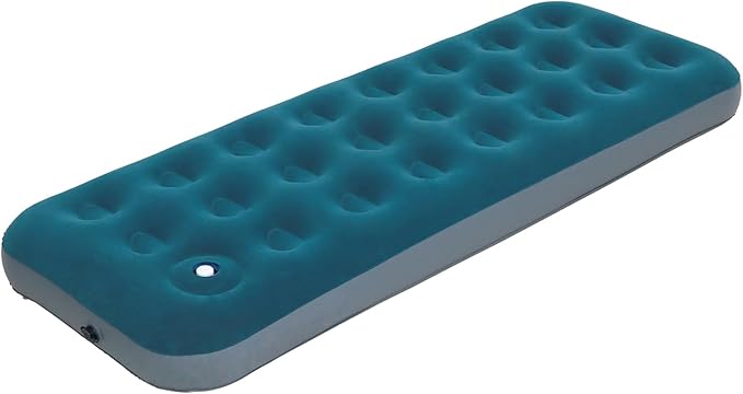 Single Size Camping Air Mattress with Built in Foot Pump, Inflatable Bed Blow Up Mattress Sleeping Pad