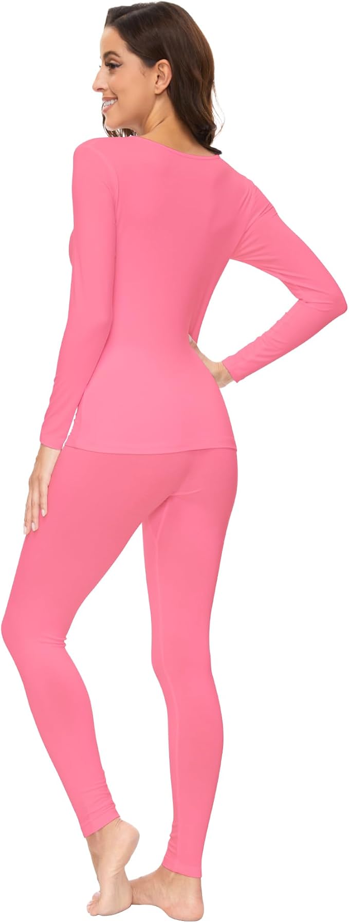 WiWi Soft Viscose from Bamboo Underwear for Women Thermal Long Johns Sets Super Warm Base Layer Top Pants Pajamas Set S-3X