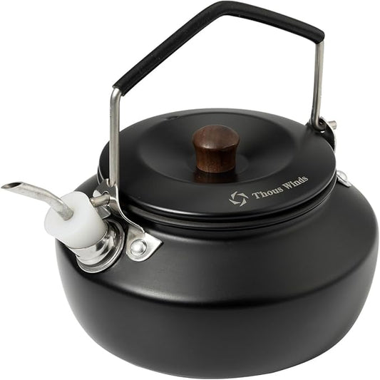 0.6 Liter Stainless Steel Camping Kettle with Extension Spout