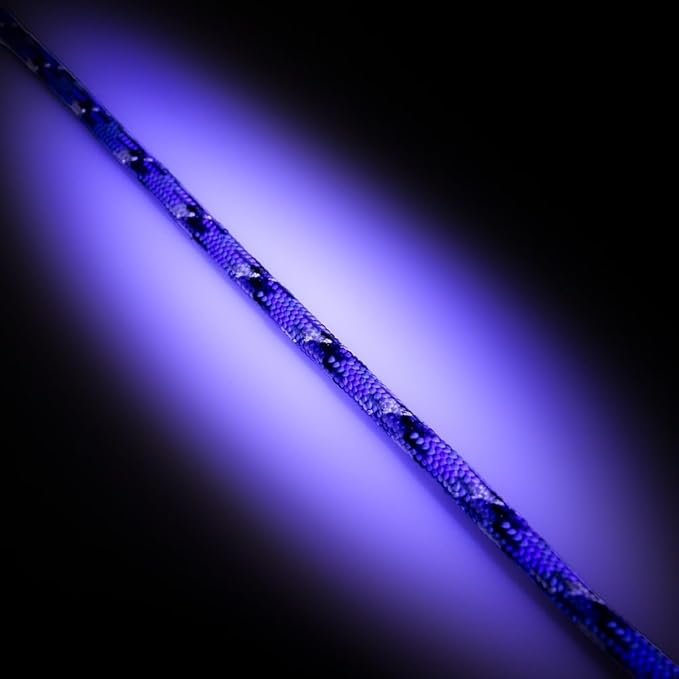 Paracord Planet Reflective 550lb Paracord – 7 Strand Type III Nylon Parachute Cord for Outdoor Visibility, Hiking, and Crafting – 30+ Colors and 4 Length Options