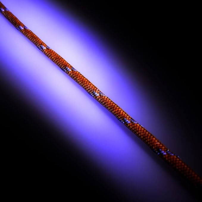 Paracord Planet Reflective 550lb Paracord – 7 Strand Type III Nylon Parachute Cord for Outdoor Visibility, Hiking, and Crafting – 30+ Colors and 4 Length Options