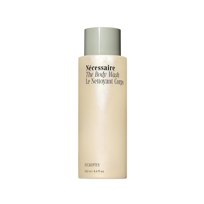 Nécessaire The Body Wash Eucalyptus - Natural Body Wash for Women & Men, Replenishing Shower Gel with Niacinamide, Vitamin C/E + Omega 6/9. Oil-In-Gel Cleanse, 8.4 fl oz.