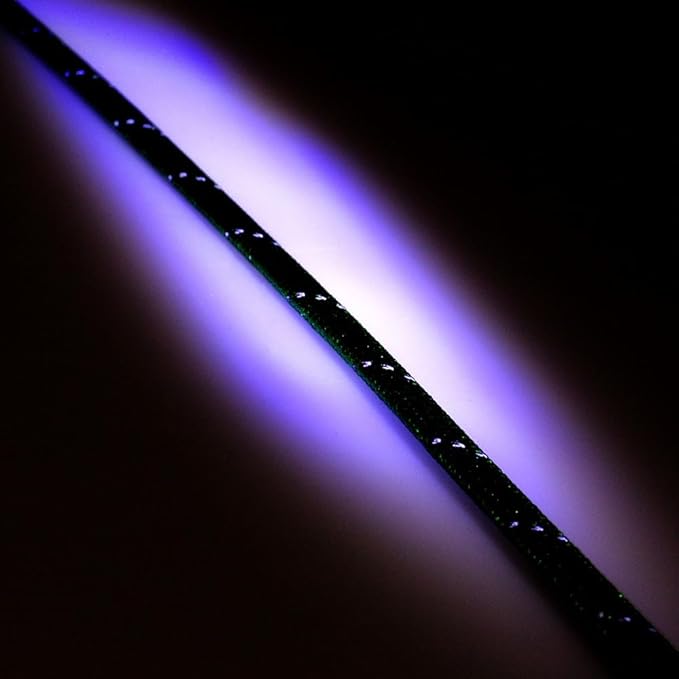 Paracord Planet Reflective 550lb Paracord – 7 Strand Type III Nylon Parachute Cord for Outdoor Visibility, Hiking, and Crafting – 30+ Colors and 4 Length Options