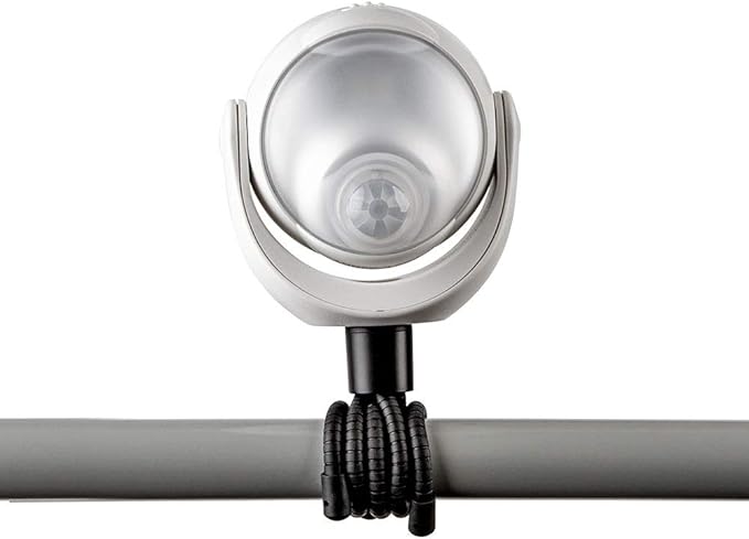 Limitless Innovations Lumenology Portable LED Motion Sensor Light Provides 148 Lumens with a 13 ft Detectable Range and Flexible Tripod Base with Magnetic Option – Indoor/Outdoor (White)