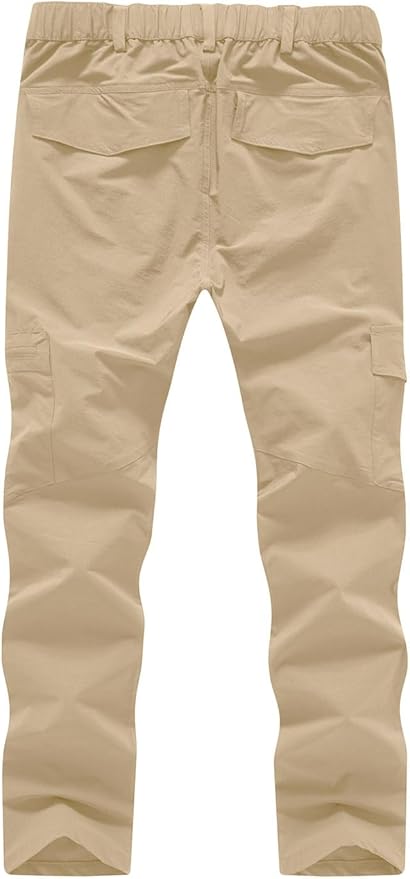 YSENTO Women's Hiking Pants Lightweight Stretch Quick Drying UPF 50 Camping Travel Work Cargo Pants 6 Pockets