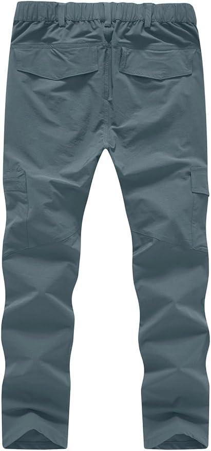 YSENTO Women's Hiking Pants Lightweight Stretch Quick Drying UPF 50 Camping Travel Work Cargo Pants 6 Pockets