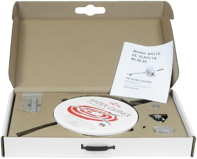 XL Air Filter Cleaner Kit, Heavy Duty Tool to Clean 4-14 Inch ID Radial Seal Filters - Dust Collection air Filtration Unit - Manufacturing dust Pollution Solution - Industrial