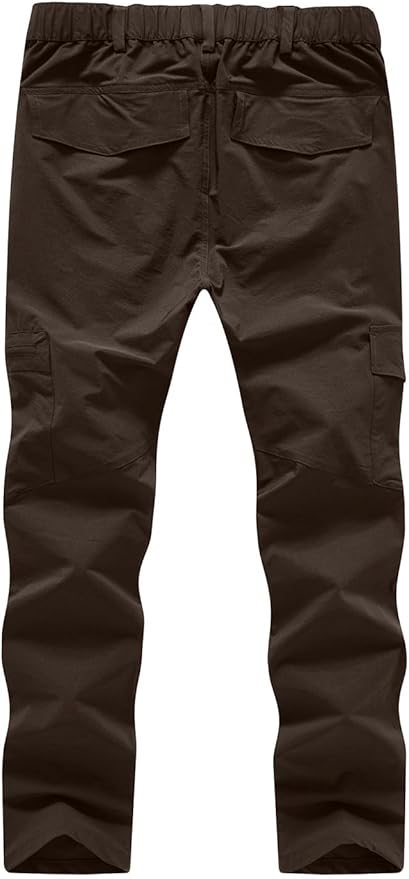 YSENTO Women's Hiking Pants Lightweight Stretch Quick Drying UPF 50 Camping Travel Work Cargo Pants 6 Pockets