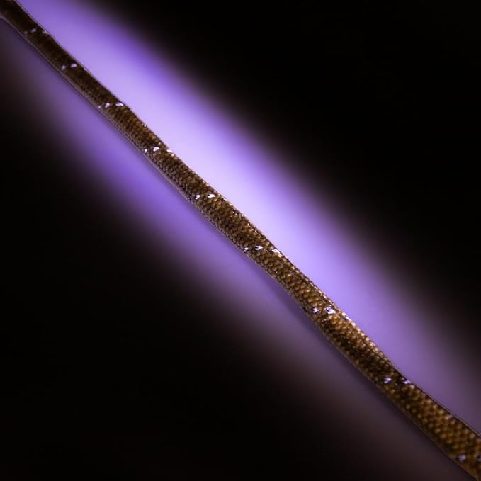 Paracord Planet Reflective 550lb Paracord – 7 Strand Type III Nylon Parachute Cord for Outdoor Visibility, Hiking, and Crafting – 30+ Colors and 4 Length Options