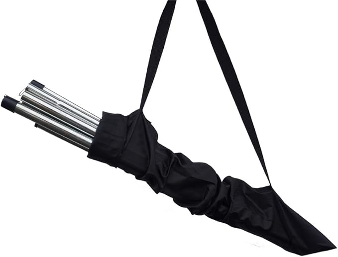 Replacement Tent Poles - Set of 2, Adjustable Rods for Camping Tarps, Shelters, Hiking, Backpacking, Portable Tent Poles Rods -Silver