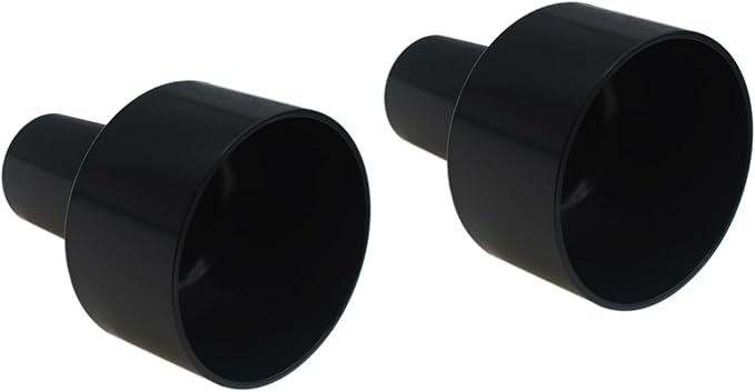 2PCS Vacuum Cleaner Hose Adapters Universal Black Vacuum Cleaner Replacement Accessories for Wet Dry Shop Vac Cleaner