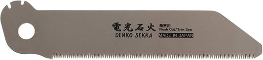 Flush Cut Trim Saw Replacement Blade, Japanese Pull Saw for Woodworking and Wood Craftsmanship, Long Handle with Precision Blade and Cutting Power
