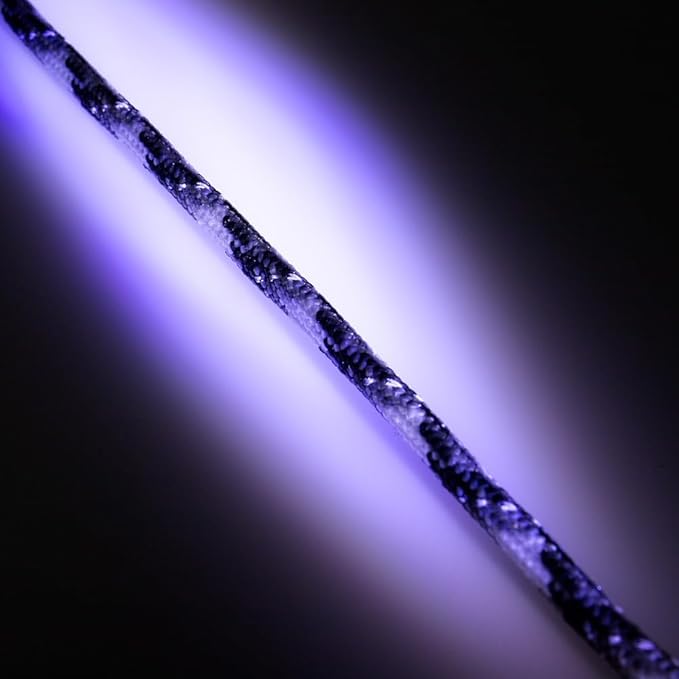 Paracord Planet Reflective 550lb Paracord – 7 Strand Type III Nylon Parachute Cord for Outdoor Visibility, Hiking, and Crafting – 30+ Colors and 4 Length Options