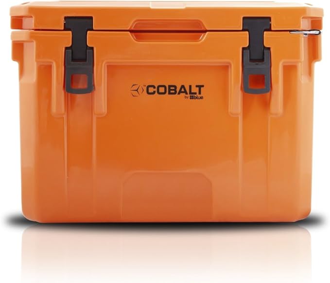 Cobalt 25 Quart Roto-Molded Super Ice Cooler | Large Ice Chest Holds Ice Up to 3 Days |
