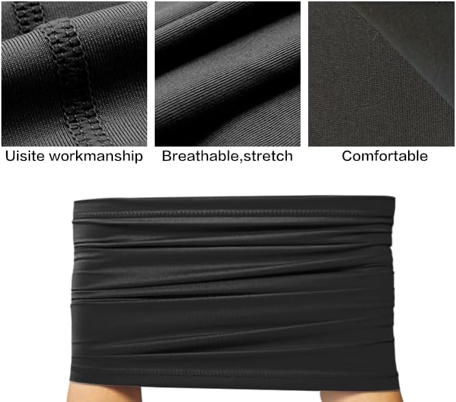 9-Pack UV Protection Face Masks & Cooling Neck Gaiter Breathable Sun Balaclava, Bandana, Head Scarf for Men & Women, Multi-Purpose for Outdoor Sports, Cycling, Running, Hiking