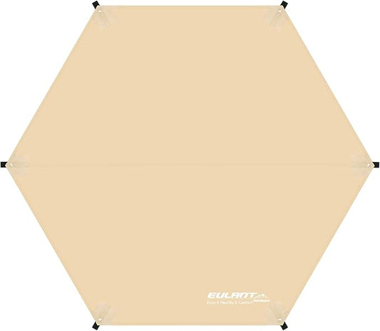 Tent Footprint, 210D Oxford Cloth Camping Tent Tarp, PU 3000 Waterproof Ground Sheet Mat for Tent, Backpacking, Hiking, Beach