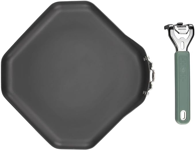 Gerber Gear ComplEAT Griddle - Portable, Nonstick Outdoor Camping Griddle - Premium Camping Cookware - Features Detachable Handle