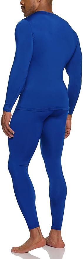 TSLA Men's Thermal Underwear Set, Microfiber Soft Fleece Lined Long Johns, Winter Warm Base Layer Top & Bottom