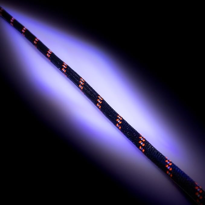 Paracord Planet Reflective 550lb Paracord – 7 Strand Type III Nylon Parachute Cord for Outdoor Visibility, Hiking, and Crafting – 30+ Colors and 4 Length Options