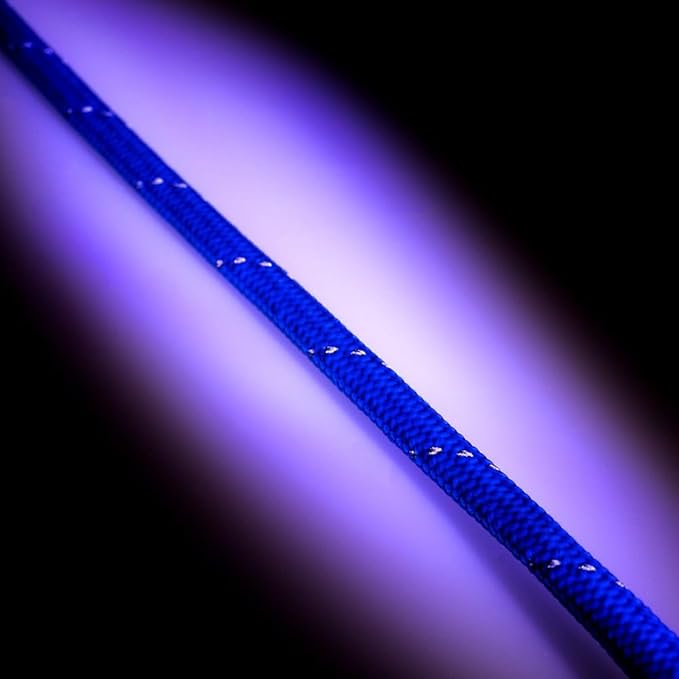 Paracord Planet Reflective 550lb Paracord – 7 Strand Type III Nylon Parachute Cord for Outdoor Visibility, Hiking, and Crafting – 30+ Colors and 4 Length Options