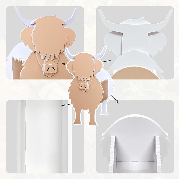 Yak Planter, Pet Shape Garden Pots Plant Pots for Indoor/Outdoor Gardens Decoration, Cute, Surprise Gifts/Souvenirs for Pet Lovers