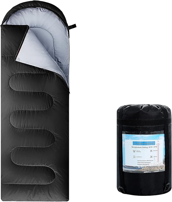 Sleeping Bags for Adults,Kids & Girls-Warm & Cold Weather Lightweight Waterproof Sleeping Bag Backpack with Compact Bag,Great for 3-4 Seasons Hiking,Camping and Outdoor