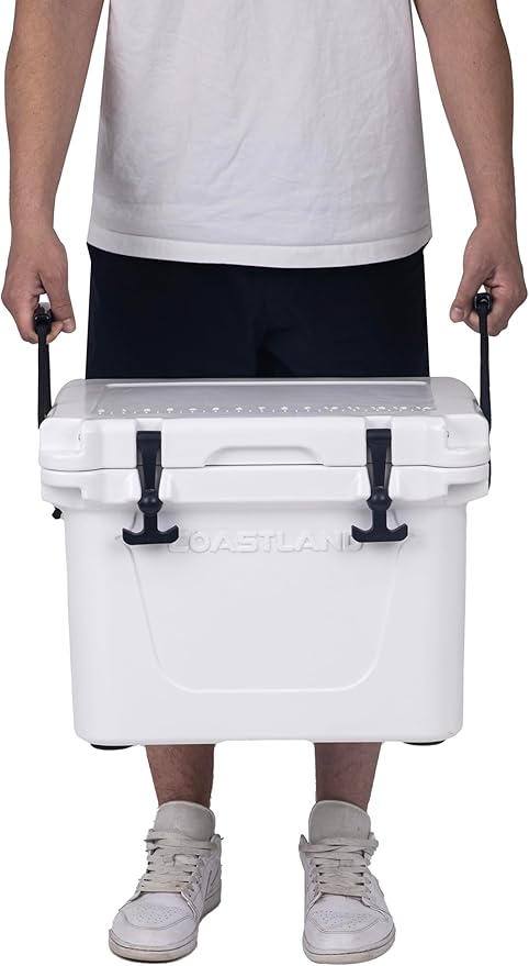Coastland Delta Series Rotomolded Coolers, Premium Everyday Use Insulated Cooler, Ideal Portable Ice Chest Available in Multiple Capacities & Colors
